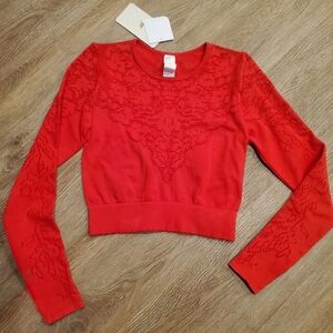 Fabletics Fire 🔥 Red Seamless Top